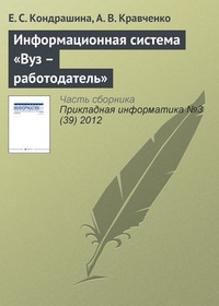 Информационная система „Вуз – работодатель“