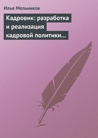 Обложка книги Кадровик: разработка и реализация кадровой политики организации