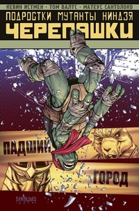 Обложка для книги Подростки мутанты ниндзя черепашки. Падший город