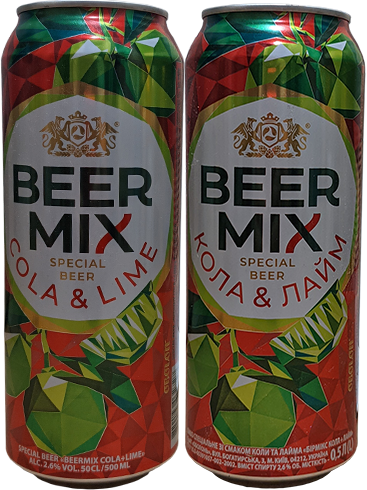 Пиво Beermix Кола и Лайм