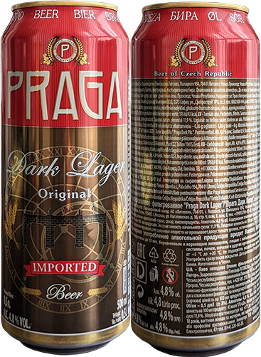 Пиво Praga Dark Lager