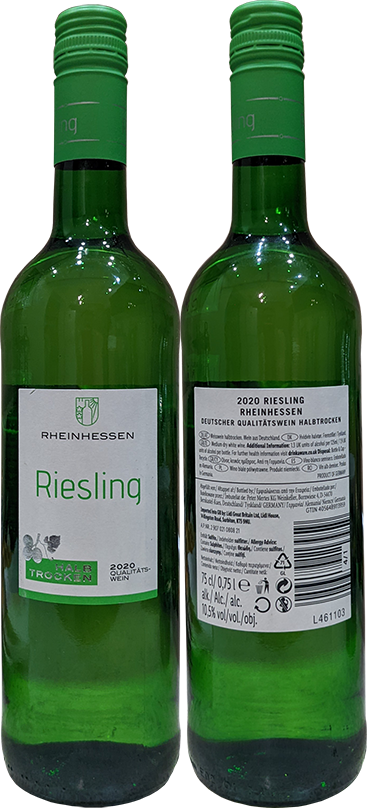 Вино Riesling Rheinhessen QbA lieblich