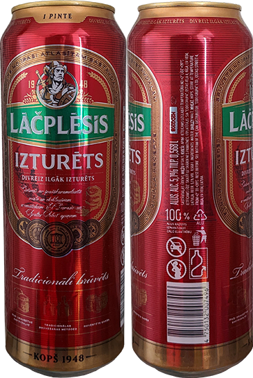 Пиво Lacplesis Izturets