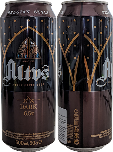 Пиво Altus Dark