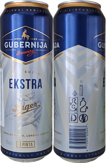 Пиво Gubernija Ekstra Lager