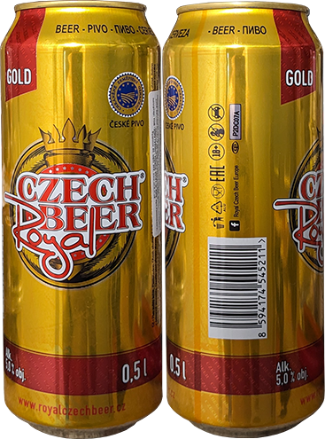 Пиво Czech Beer Royal Gold