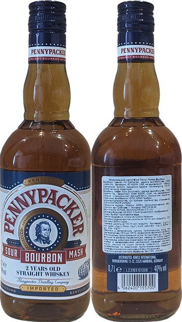 Бурбон PennyPacker Sour Mash в бутылке 0,7 литра