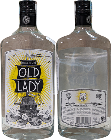 Джин Old Lady London Dry в бутылке 0,7 литра