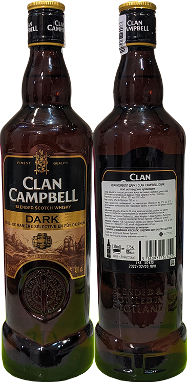 Виски Clan Campbell Dark