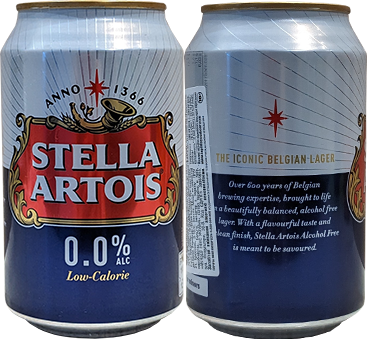 Пиво Stella Artois Non Alcohol в банке 0,33 литра