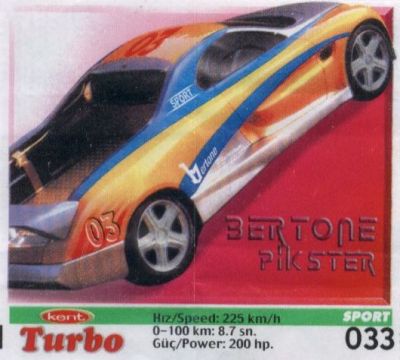 Turbo Sport № 33: Bertone Pikster