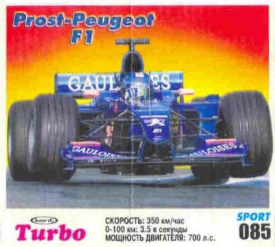 Turbo Sport № 85 rus: Prost-Peugeot F 1