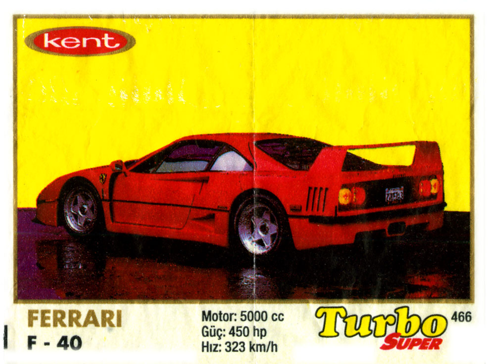 Turbo Super № 466: Ferrari F-40
