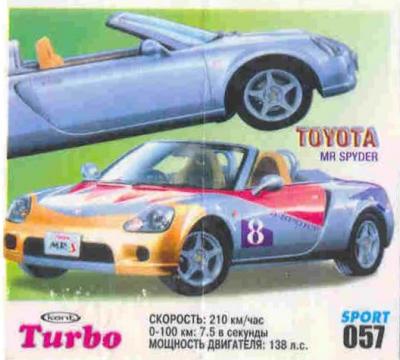 Turbo Sport № 57 rus: Toyota Mr Spider