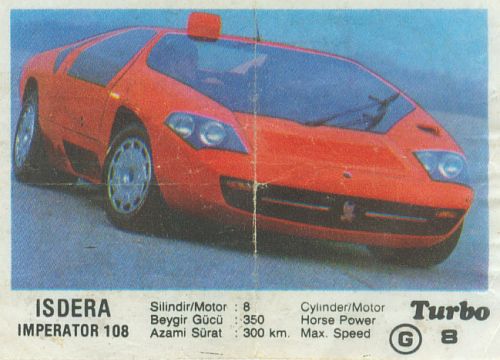 Turbo № 008: Isdera Imperator 108