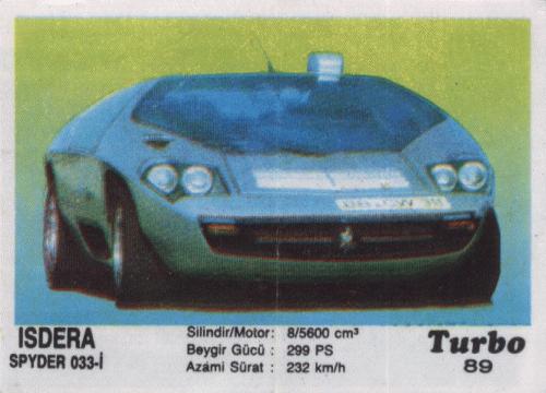 Turbo № 089: Isdera Spyder 033-i