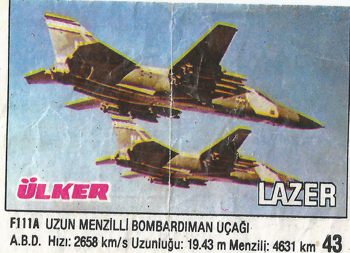 Lazer № 43: F111a