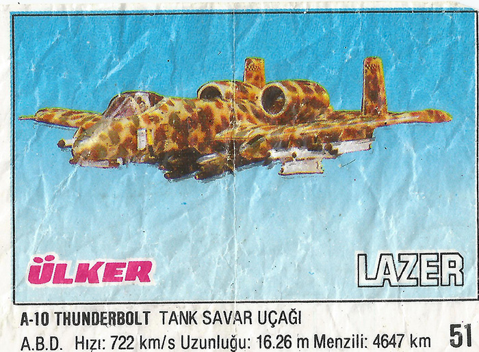 Lazer № 51: A-10 Thunderbolt