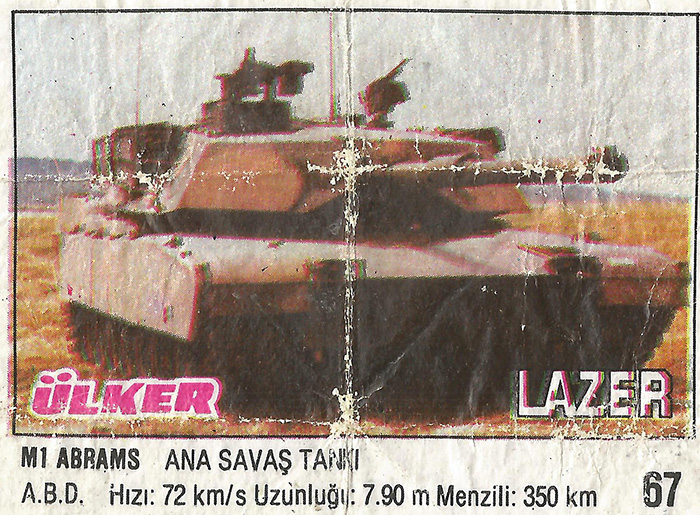 Lazer № 67: M1 Abrams